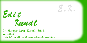 edit kundl business card